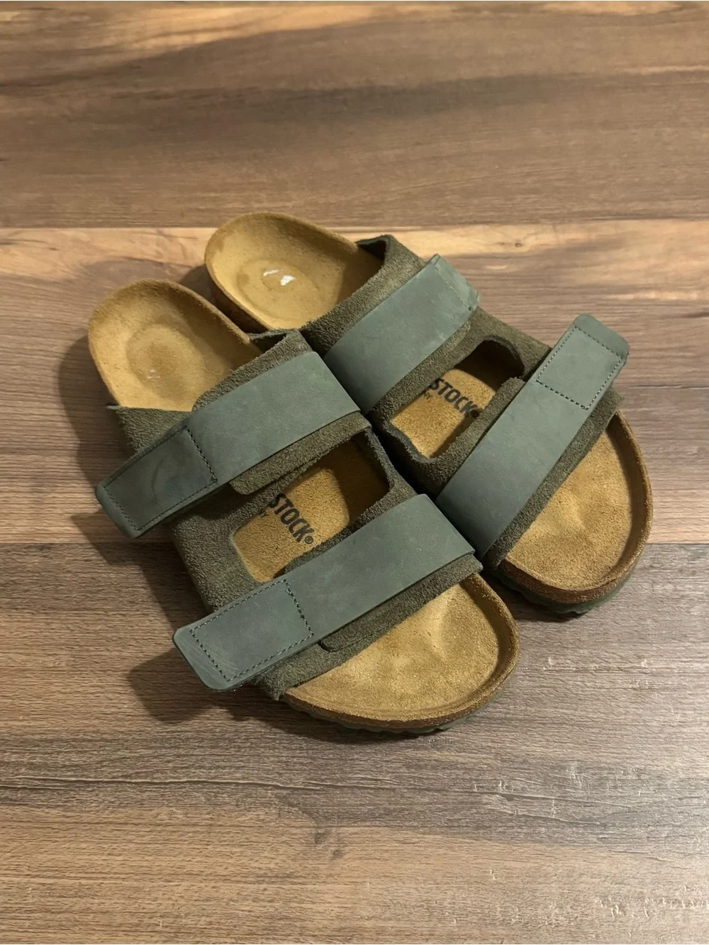 Birkenstock Uji Digital Green EU43 US10 Men's Regular Fit Sandals